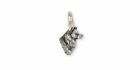 Alaskan Malamute Charm Jewelry Sterling Silver Handmade Dog Charm MAL2H-C