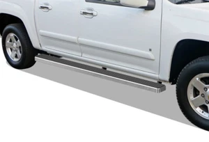 APS Running Boards 5 inches Fit 04-12 Chevy Colorado GMC Canyon Crew Cab - Picture 1 of 6