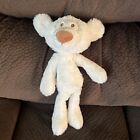 Baby Gund Toothpick Teddy Bear Stuffed Animal Plush White 11”