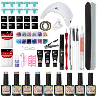 Kit de esmalte de uñas en gel UV/LED 36W - 6 colores con lámpara de curación rápida para resultados de salón Foto 1 de 4
