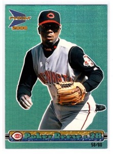 POKEY REESE REDS 2000 PACIFIC PRISM #39 - HOLOGRAPHIC BLUE /80