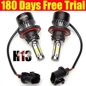 H13 9008 LED Headlight Bulb Kit for Ford F150 2004-2014 High Low Beam 2800W US - Picture 1 of 18