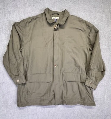 Chaqueta Tommy Bahama Para Hombre 2XL Verde Oliva Estilo Bombardero Forrada de Vellón Foto 1 de 4