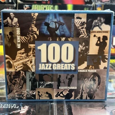 100 Jazz Greats 4 CD Set Brand New Billie Holiday Nat King Cole Ella Fitzgerald - Image 1 of 4