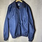 Vintage American Apparel Blue Bomber Jacket Large