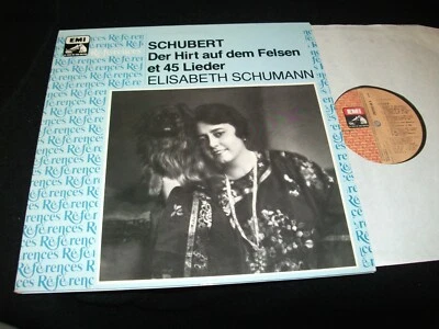 SCHUBERT°LIEDER<>ELIZABETH SCHUMANN<>2X Lp Vinyl~France Press<>EMI 2903593 - Image 1 of 4