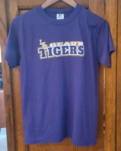 LSU GEAUX TIGERS Youth Large T Shirt Russell Athletic Football Gymnastics NWT - Picture 1 of 6