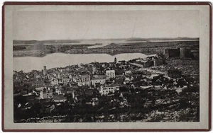 Hafenstadt mit Festung, Zypern? Orig.-CdV-Photo um 1880 - Picture 1 of 3