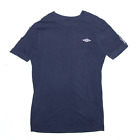 UMBRO Mens Sports Blue Short Sleeve T-Shirt S