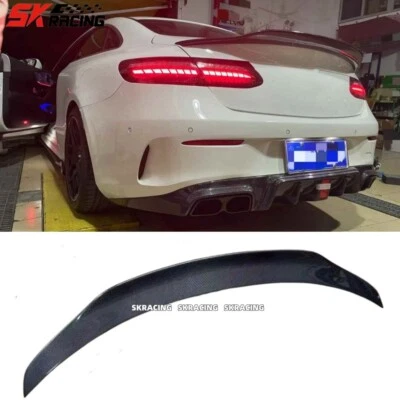 Carbon Fiber Rear Trunk Spoiler For 2017-2023 Mercedes E-Class W238 PSM-Style - Image 1 of 4