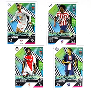 Match Attax 2022/23 - 4 x Firma Nueva - Embolo Ekikité Werner Witsel - Imagen 1 de 3