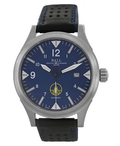 Ball Fireman B&O Rail Road NM2090C limitiertes blaues Zifferblatt 43 mm automatische Herrenuhr - Bild 1 von 9