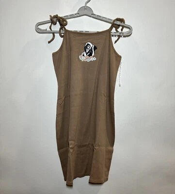 Women's Disney's Plus Size Flower Sleeveless Graphic Dress - Brown 3X - Image 1 of 2