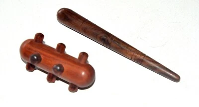 Traditional Thai Wooden Massage Tools For Foot Hand Body Reflexology( Set of 2) - Image 1 of 4