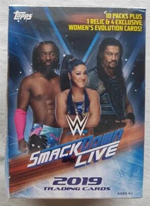 Topps Wwe Wrestling Smackdown Blaster Box 2019 - Photo 1 sur 4
