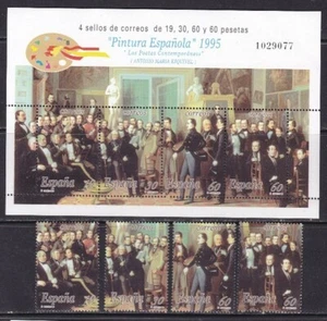 1995 - España - Edifil 3401 + SH3401A/3401D - Pintural Española - MNH - Picture 1 of 1