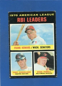 1971 Topps Baseball #63 A.L. RBI-FÜHRER FRANK HOWARD SENATOREN SEHR GUTER ZUSTAND SCHÖN!! - Bild 1 von 2