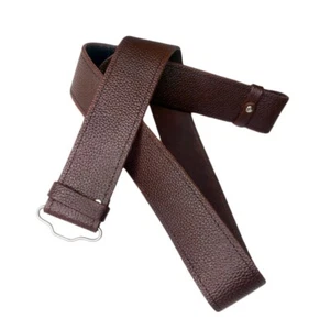 Cinturón escocés Kilt cuero marrón grano suave ropa de tierra alta BBI S M L XL VENTA REINO UNIDO - Imagen 1 de 15