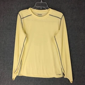 Simms Solar Flex Angeln T-Shirt L Large Langarm leicht gelb Erwachsene - Bild 1 von 8