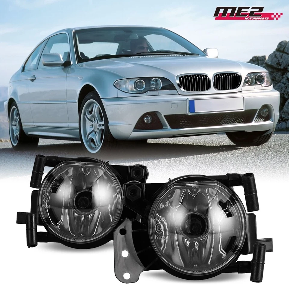 2003-2006 Fog Lights For BMW 325Ci/330Ci 04-07 BMW 525i/530i Driving Bumper Pair - Imagem 1 de 4