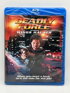 Deadly Force (1983) Blu-ray Shout Factory Wings Hauser 80s Action OOP NEW - Imagen 1 de 3