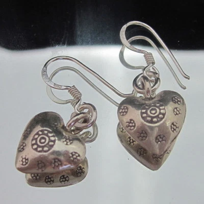 泰国山部落耳环精美银色Ohrringe Schmuck Argento部落心灵  — 第 1/4 张图片