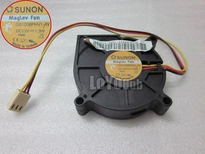 For SUNON 12V 6015 6CM maglev fan blower GB1206PHV1-AY 3wire 3-Pin Magnetic - Picture 1 of 3