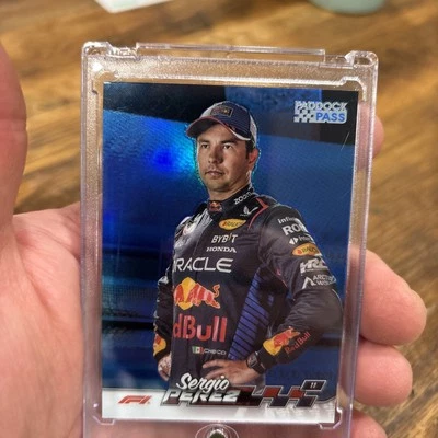 2024 Topps Paddock Pass Formula 1 - Closeups Sergio Perez #52 Chrome Blue... - Image 1 of 3