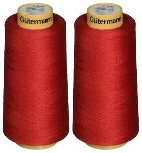 Natural Cotton Thread Solids, 3281-Yard (2-Pack, Red) - Picture 1 of 1