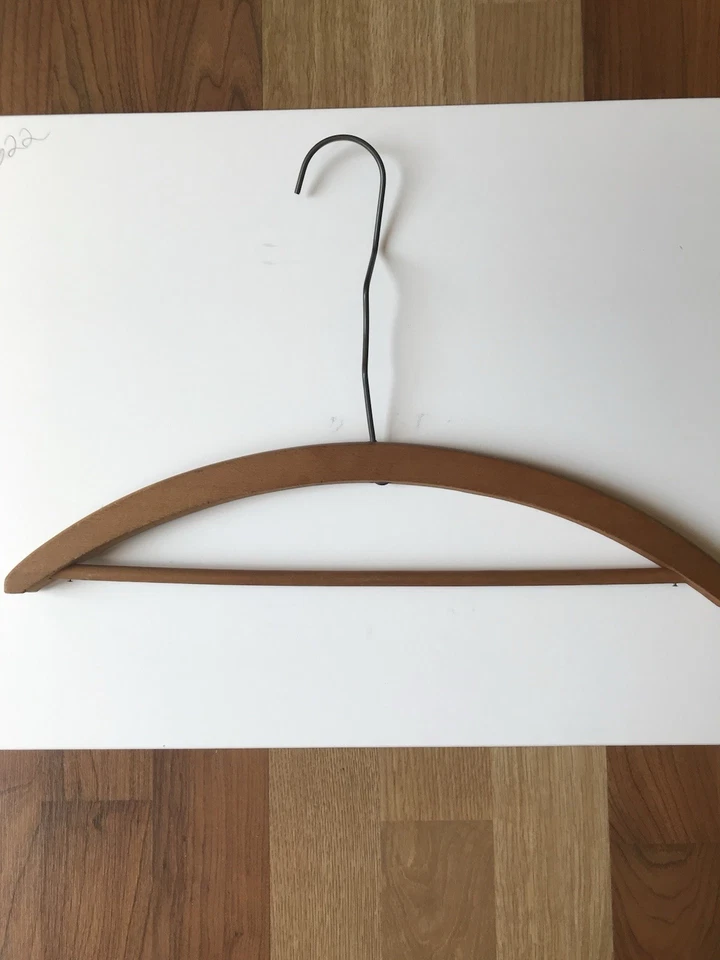 Vintage 1930s Wooden Suit Hanger Thick Wooden Durable Hangers For Suit - Image 1 of 1