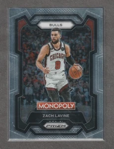 2023-24 Panini Prizm Monopoly - Silver Prizm #17 Zach LaVine - Picture 1 of 2