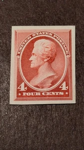 U.S. Official Stamps, Card Proofs, #215p (4) Very Fine Mint - Bild 1 von 2
