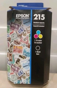 Epson 215 Tri-Color & Black Ink Cartridges Exp: 04/2027 - Picture 1 of 2