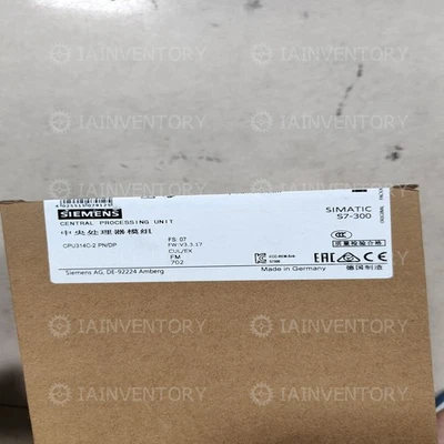 1PC New Siemens 6ES7314-6EH04-0AB0 With Warranty Local Stock Fast Shipping - Image 1 of 4