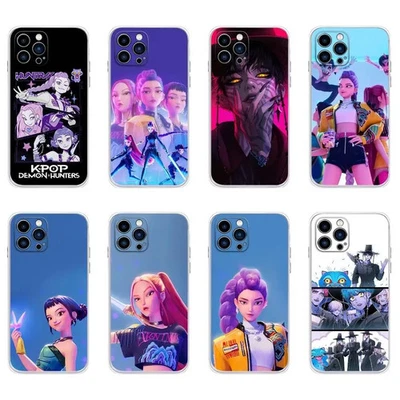 KPop D-Demon H-Hunters Phone Case For iPhone Transparent Soft Cover - Image 1 of 4