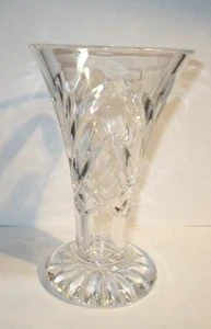 Waterford Crystal Conor 6" Trumpet  Flared Pedestal Vase Made in Ireland Unused - Picture 1 of 3