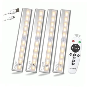 Under Cabinet Lights Wireless 4 Pack, Rechargeable Battery Operated Lights - Picture 1 of 7