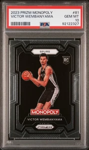 2023 Panini Prizm Monopoly Victor Wembanyama #81 PSA 10 - Picture 1 of 2