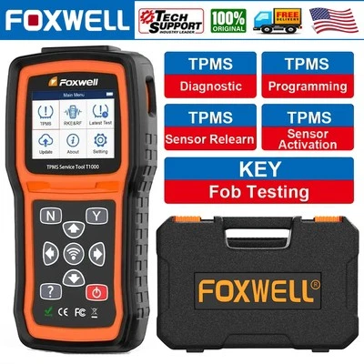 FOXWELL T1000 TPMS Programador Neumáticos Sensor Monitoreo de Presión Herramienta de Diagnóstico Foto 1 de 4