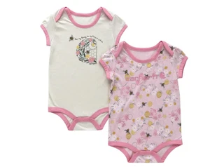 Carhartt Kleinkind Mädchen Kurzarm Bienenmuster Body 2-teiliges Set, Turtledove - Bild 1 von 3