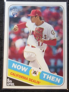 2018 TOPPS HERITAGE NOW & THEN CALIFORNIA DEALIN SHOHEI OHTANI NT-11 ROOKIE RC - Picture 1 of 2
