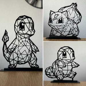 Glumanda Bisasam Schiggy 3er Set Pokémon Nostalgie Figuren | Kinder & Erwachsene - Bild 1 von 7
