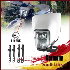 LED Scheinwerfer mit Verkleidung Für Husqvarna 701 Supermoto 250 300 350 450 501 - Bild 1 von 12