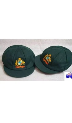 Chapéu de críquete teste verde folgado + estoque australiano + frete expresso grátis  - Imagem 1 de 4
