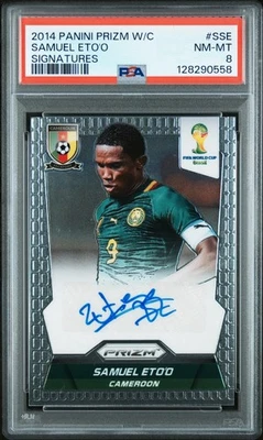 2014 Panini Prizm World Cup Signatures #SSE Samuel Eto'o Auto PSA 8 - Image 1 of 2