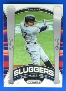 2021 Panini Prizm Giancarlo Stanton #SL11 BASEBALL CARD NY Yankees Sluggers - Bild 1 von 2