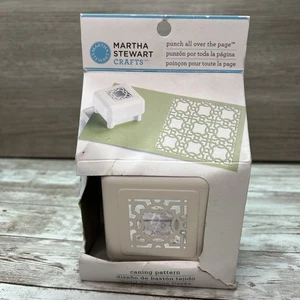 Martha Stewart Caning Pattern Punch All Over the Page - Scrapbooking Papercrafts - Picture 1 of 9