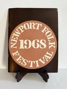 Programa Original 1968 Newport Folk Festival Vintage Joan Baez-B.B. King - Imagen 1 de 10