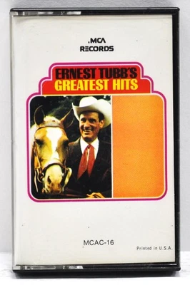 ERNEST TUBB'S GREATEST HITS   Cassette   MCAC-16 - Image 1 of 4