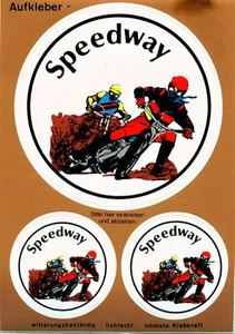Adesivi Speedway sticker da collezione set di 3 - Foto 1 di 1